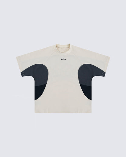 New Curved Panel Colorblock T-Shirt