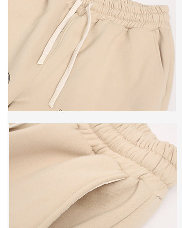 New Winter Hip Hop Street  Fleece Casual Pants
