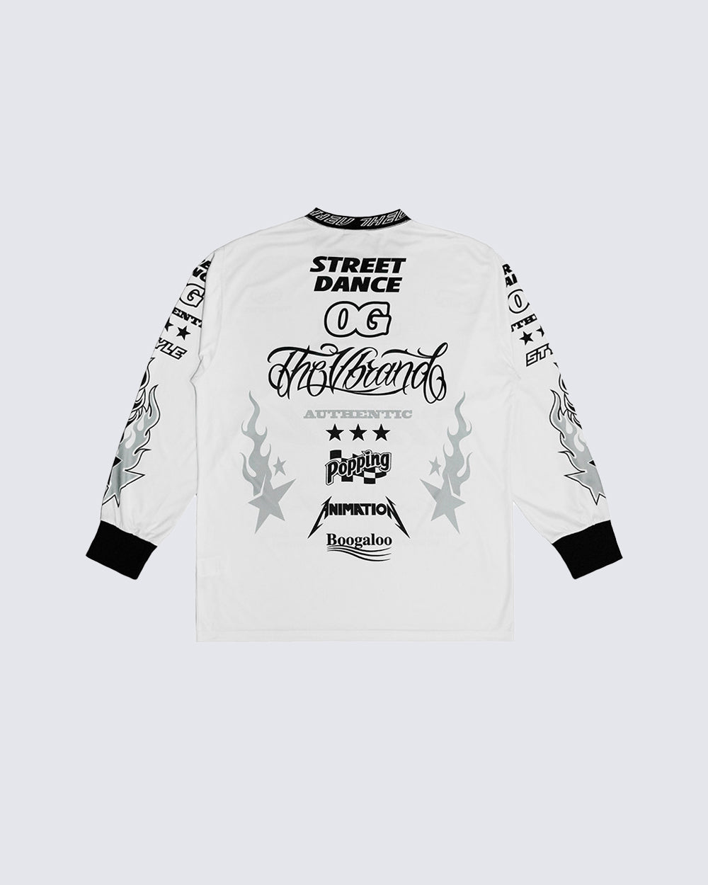 Street Graphic Print Long Sleeve Tee