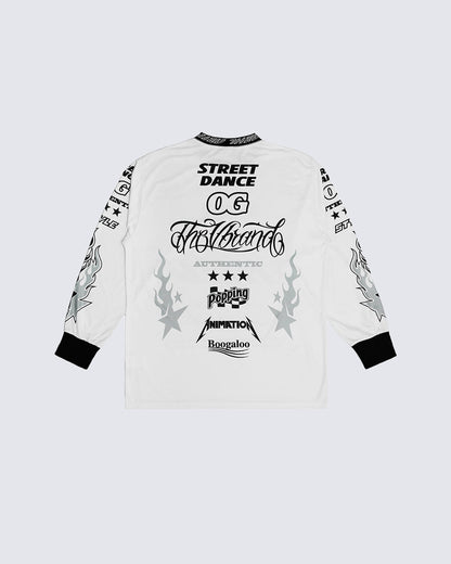 Street Graphic Print Long Sleeve Tee