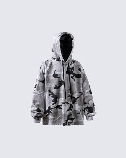Camouflage Nirvana Graphic Hoodie