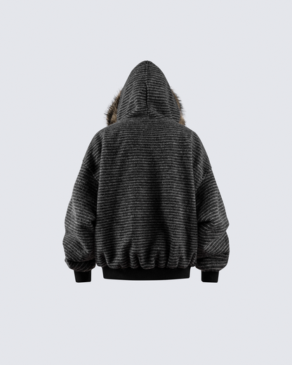 Cotton Blend + Faux Fur Lining