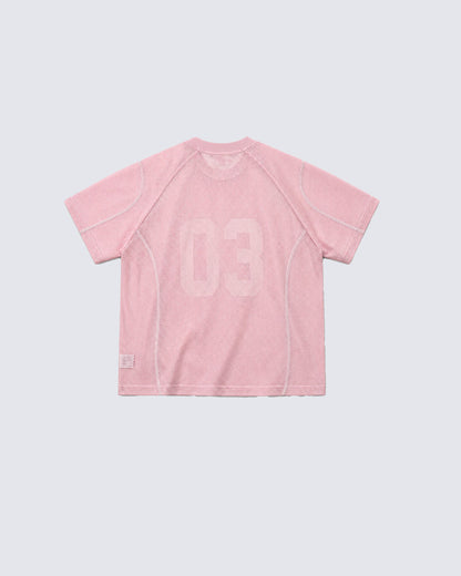 Minimal Retro Number Panel Jersey Tee