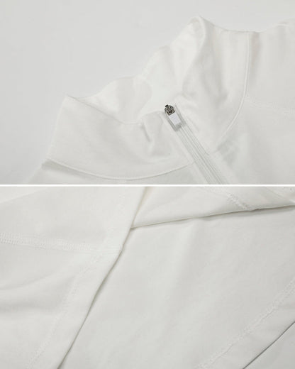 Sport Stand Collar Quick-Dry Long Sleeve T-Shirt