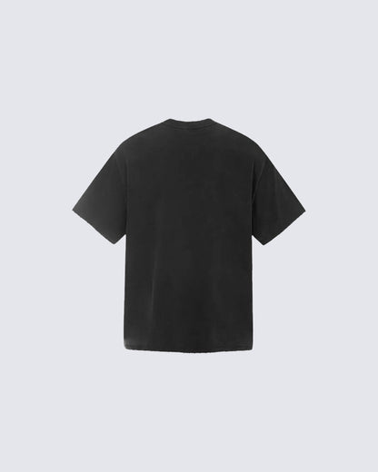 Vintage Graphic Print Music Theme Short Sleeve