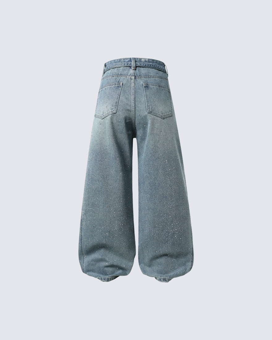 Starry Dot New Balloon Jeans