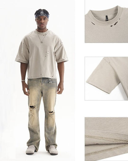 Street Fashion Short Boxy Tee