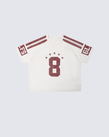 Vintage Wash Mesh Number Graphic Tee