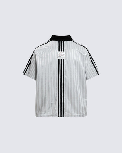 New Striped Polo Jersey T-Shirt