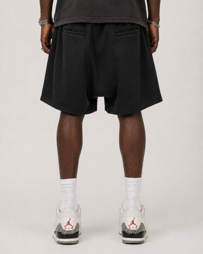 Minimal Zipper Detail Street Shorts