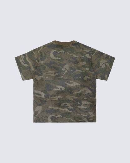 Distressed Patch Embroidered Short Sleeve T-Shirt