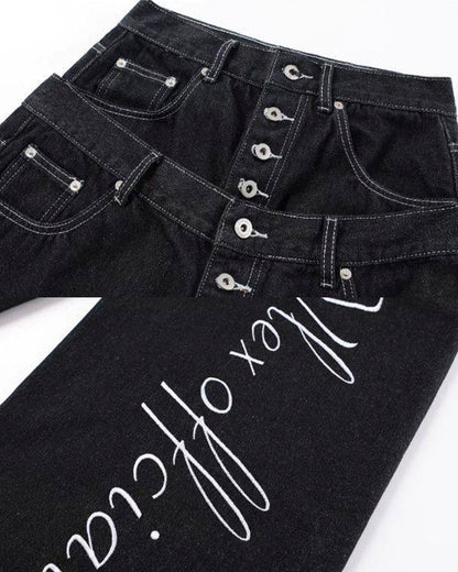 High Street Double Waistband Patchwork Pants
