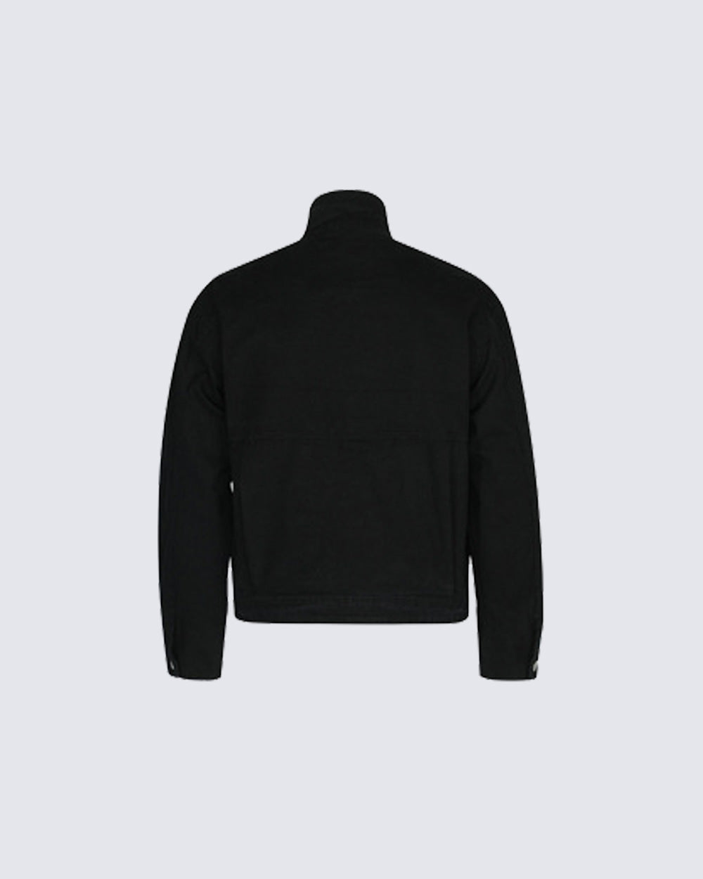 Buckled Stand-Collar Aircraft Buckle Utility Jacket