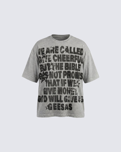 Hip-Hop Letter Print Short Sleeve T-Shirt New