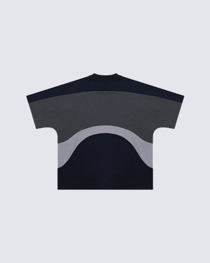 New Curved Panel Colorblock T-Shirt