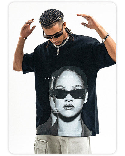 New Wasteland Style Graphic T-Shirt