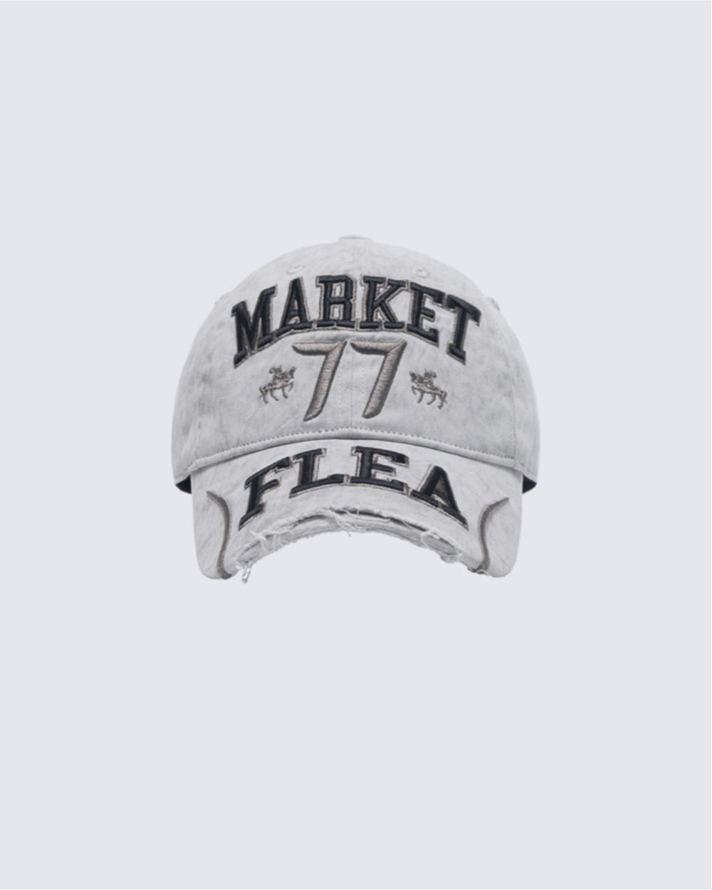 Vintage Washed Letter Embroidery Distressed Baseball Cap