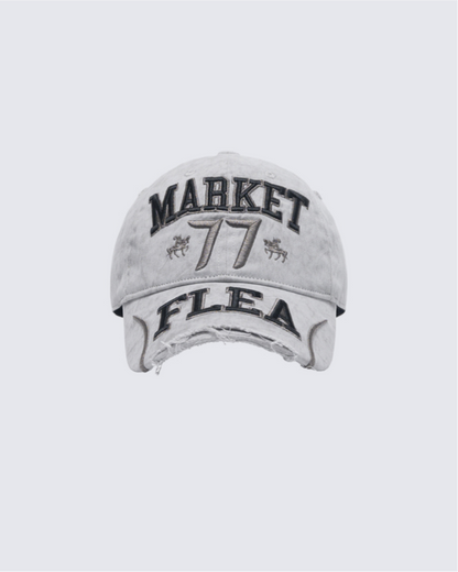 Vintage Washed Letter Embroidery Distressed Baseball Cap