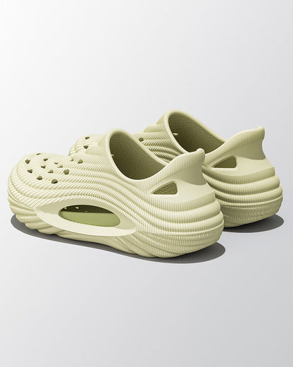 Futuristic Hollow Platform EVA Clog Slip-Ons