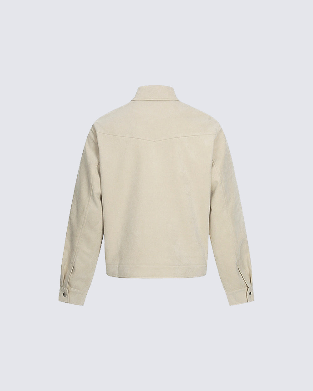 Stand Collar Buckle Embroidered Jacket