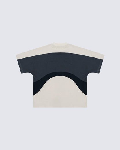 New Curved Panel Colorblock T-Shirt