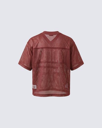 Vintage Mesh Graphic Jersey New