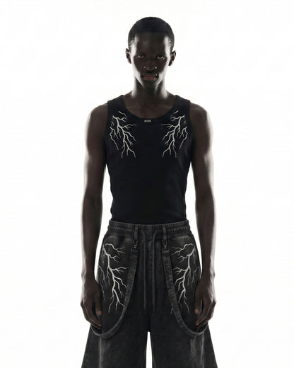 LIGHTNING Series | Street Style Ribbed Tank Top