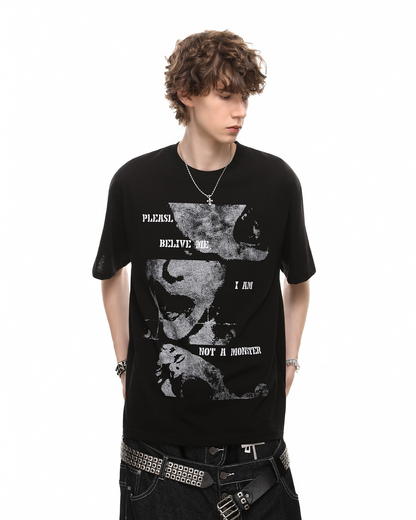 New Vintage Graphic Print T-Shirt