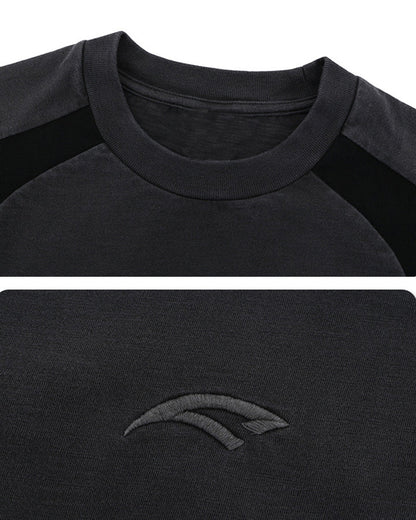 Curved Panel Sporty New Short Sleeve T-Shirt