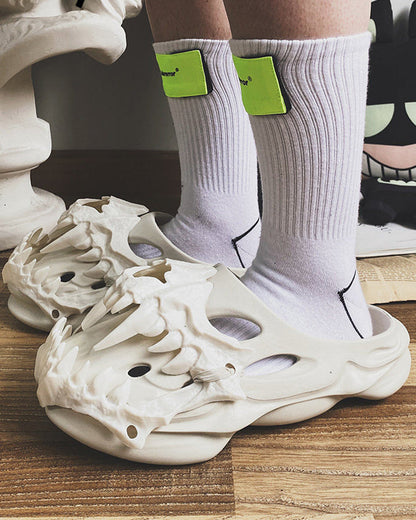 Gothic Dragon Skull EVA Slide Sandals