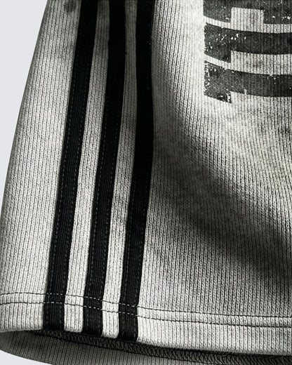 New Double Waist Letter Print Wide-Leg Pants