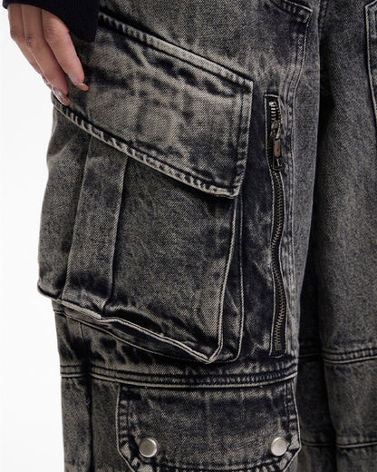 Vintage Multi Pocket Cargo Jeans