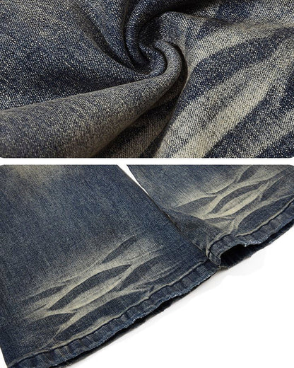 American Vintage Whiskered Flared Jeans