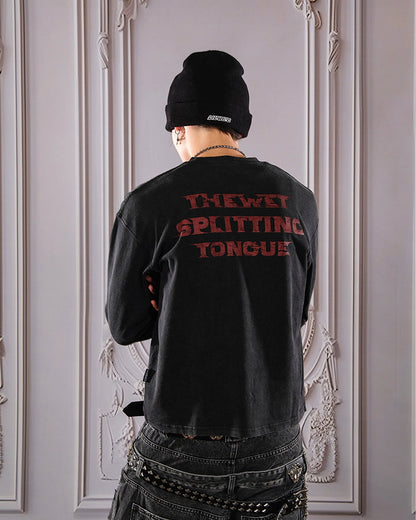 Rolling Stones Tongue Graphic Long Sleeve
