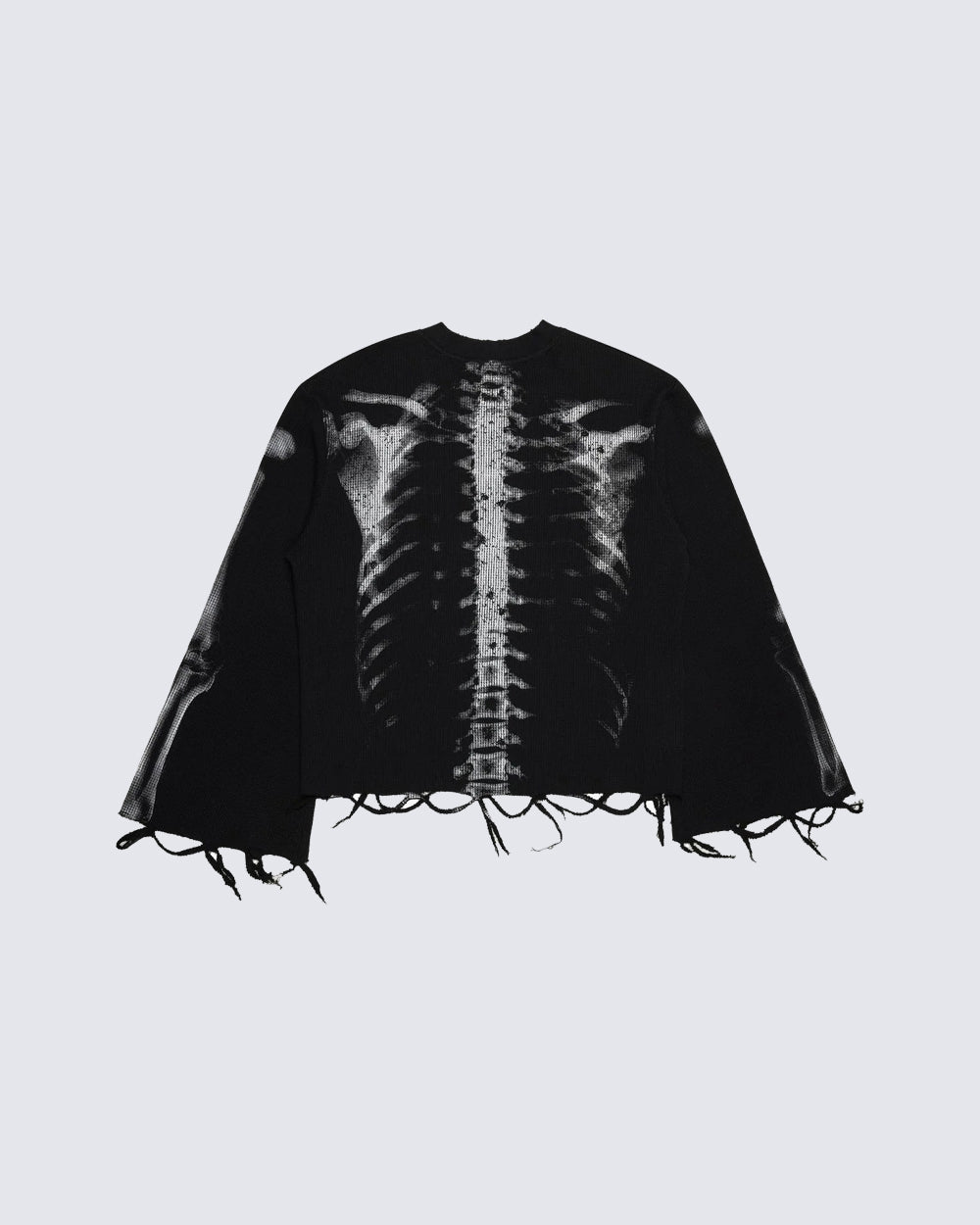 American High Street Dark Skeleton Long Sleeve T-Shirt