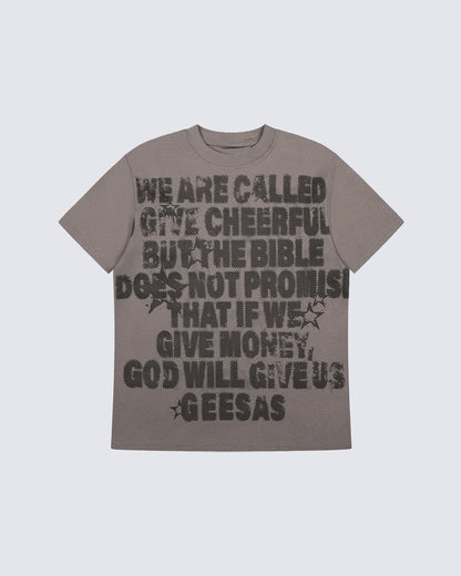 Hip-Hop Letter Print Short Sleeve T-Shirt New
