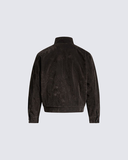 Autumn Winter Embroidered Knight Niche Jacket