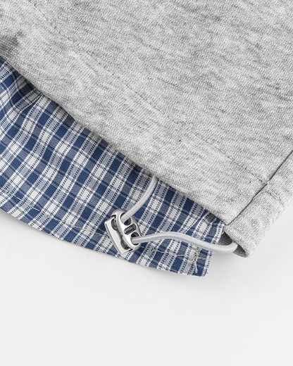 Layered Patchwork Vest Shirt