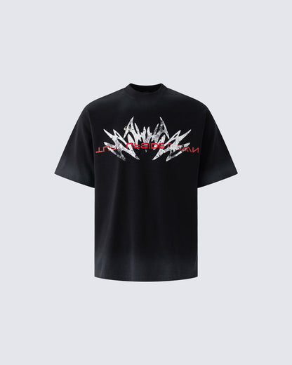 Distressed Graphic Oversized T-Shirt