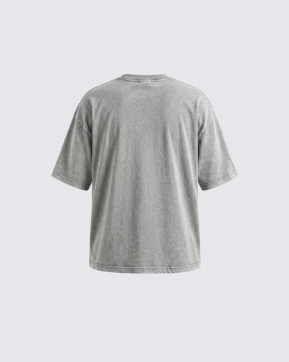 American Washed Graphic Oversized T-Shirt