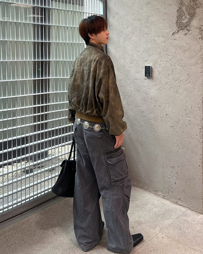 Post-Apocalyptic Dyed Cotton Jacket