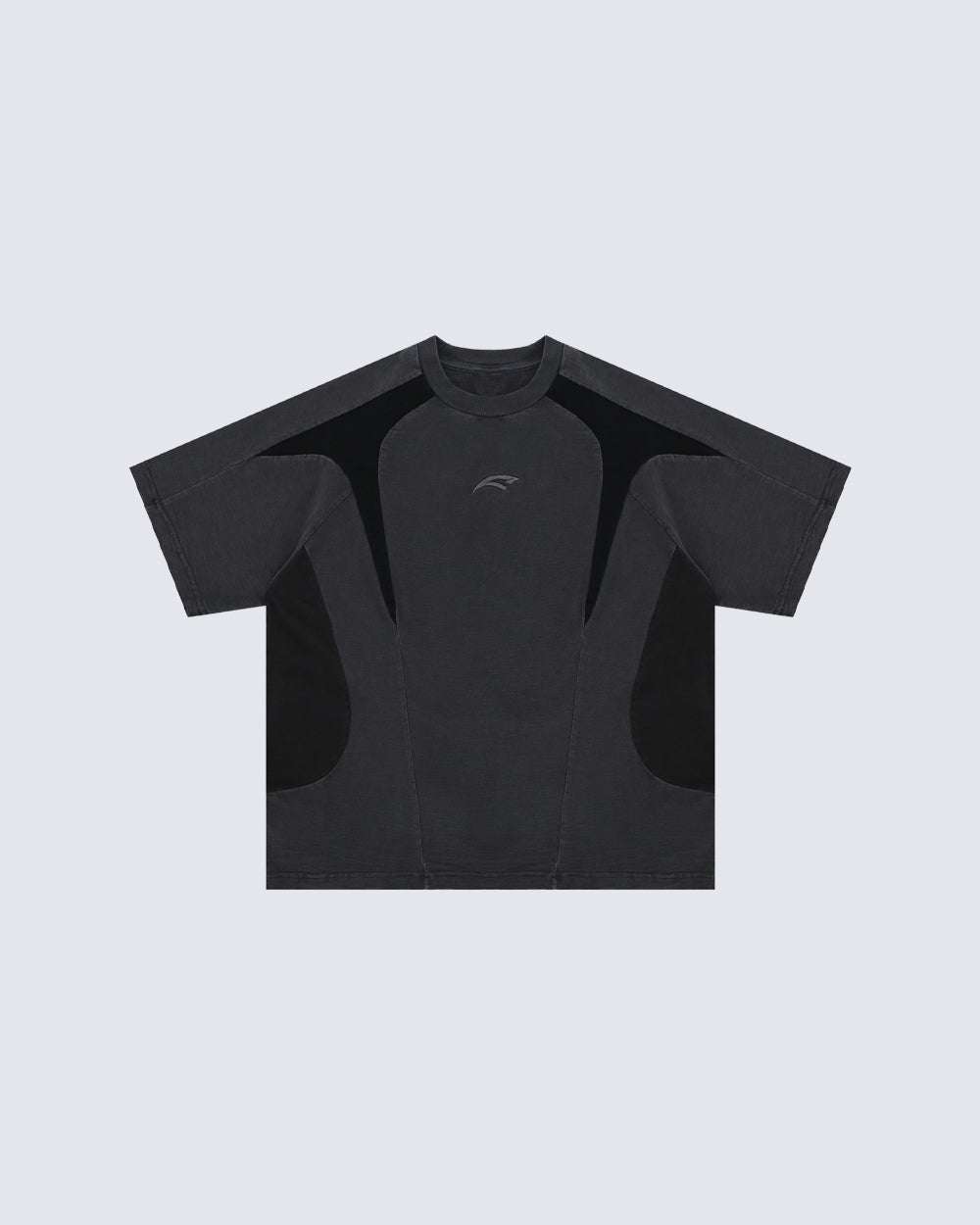 Curved Panel Sporty New Short Sleeve T-Shirt