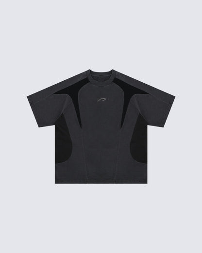 Curved Panel Sporty New Short Sleeve T-Shirt