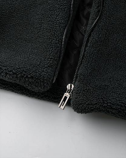 Fleece Hooded Padded Jacket