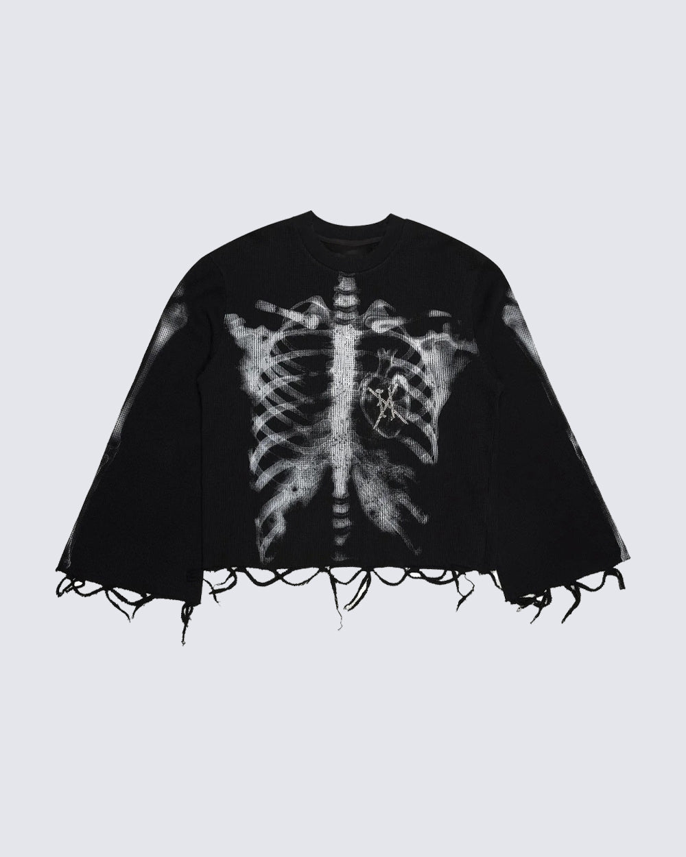 American High Street Dark Skeleton Long Sleeve T-Shirt