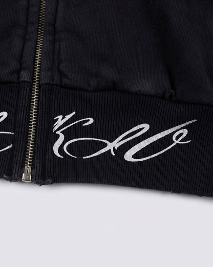 LIGHTNING Series | New Dark Hooded Zip Sweatshirt