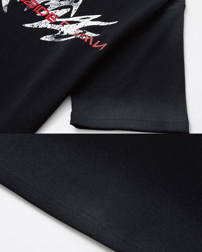 Distressed Graphic Oversized T-Shirt