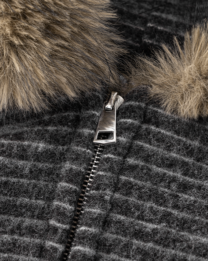 Cotton Blend + Faux Fur Lining