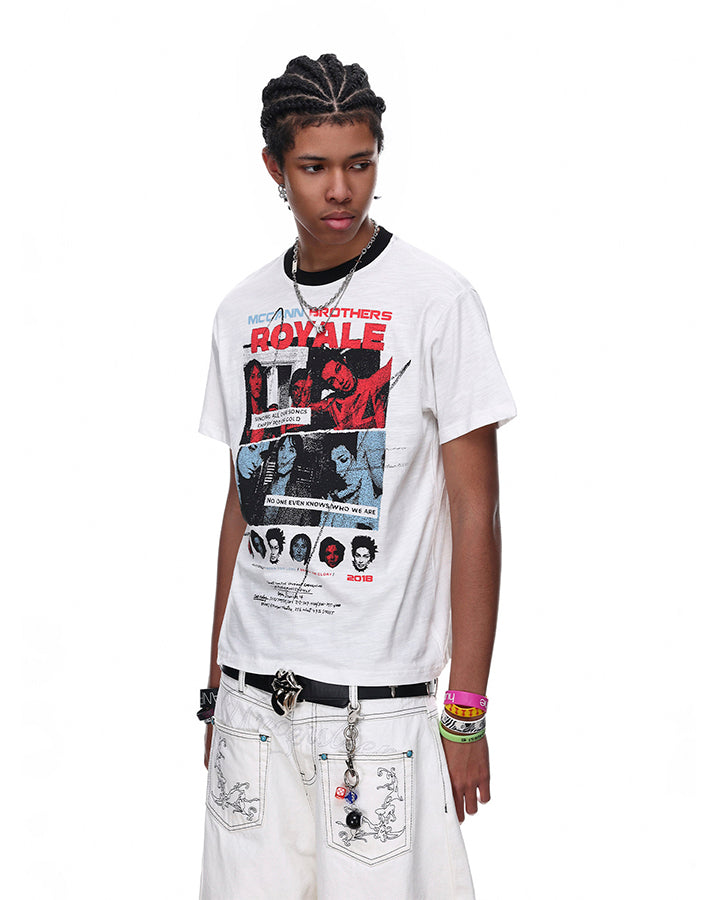 Rock Hip-Hop Graphic T-shirt