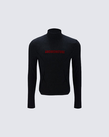 Deconstructed Slim Fit Solid T-Shirt